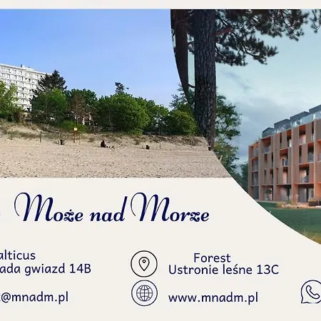 Sea & Forest - Apartamenty Moze Nad Morze, Strefa Spa I Parking Gratis *